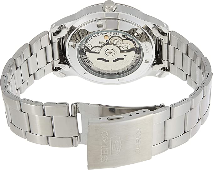 SNKP15K1-5 Reloj Seiko Automatic 5 Hombre Acero Esfera Blanca