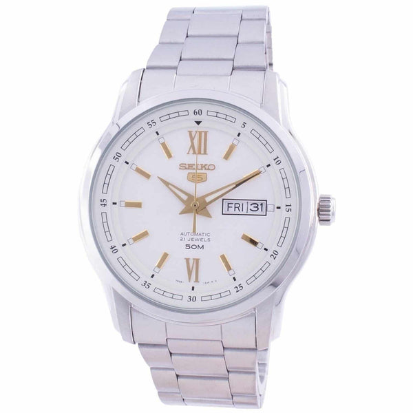 SNKP15K1-5 Reloj Seiko Automatic 5 Hombre Acero Esfera Blanca