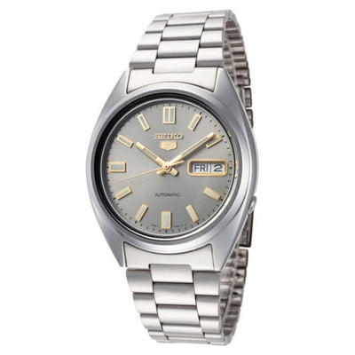 SNXS75 Reloj Seiko Serie 5 para hombre automático - Plateado