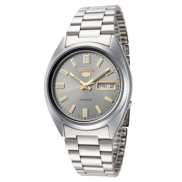 SNXS75 Serie 5 Reloj Seiko para Hombre Automático - Acero Inoxidable Plateado