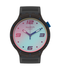 SO27B121 Swatch Futuristic Grey Big Bold de hombre pulsera de resina