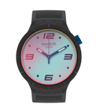 SO27B121 Swatch Futuristic Grey Big Bold de hombre pulsera de resina
