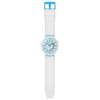 SO27E105 Reloj Swatch Big Bold Unisex Silicona Blanco Azul