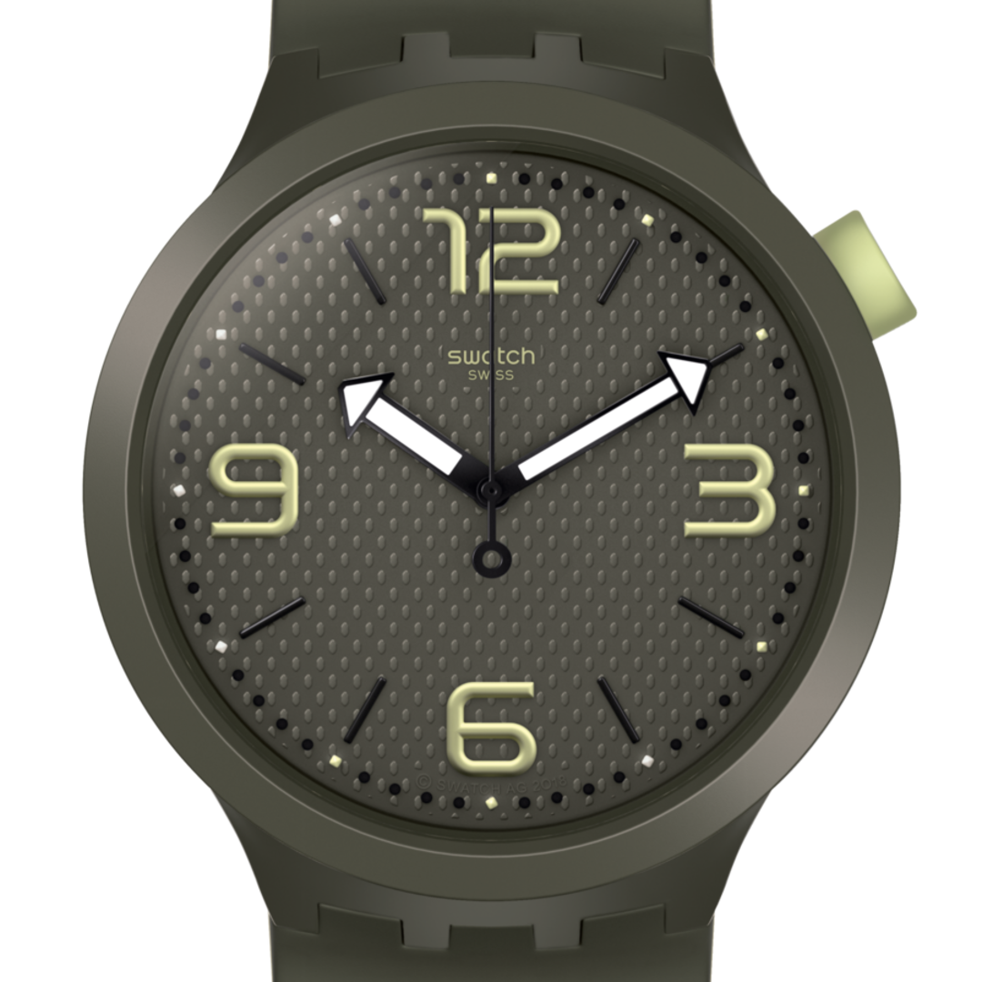 SO27M102 Reloj Swatch BIG BOLD Unisex Correa Silicona Verde