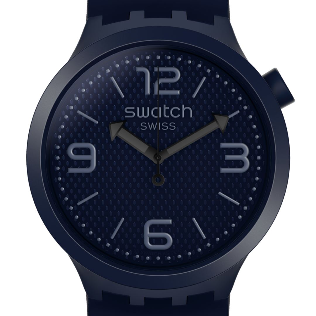 SO27N100 Reloj Swatch Big Bold Unisex Correa Silicona Azul