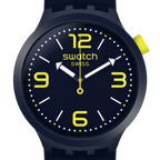 SO27N102 Reloj Swatch Big Bold Hombre Silicona Azul Neón
