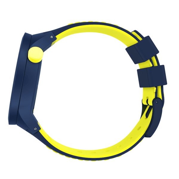 SO27N102 Reloj Swatch Big Bold Hombre Silicona Azul Neón