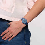 SO28N701 Reloj Swatch Knock Nap Unisex Resina Azul