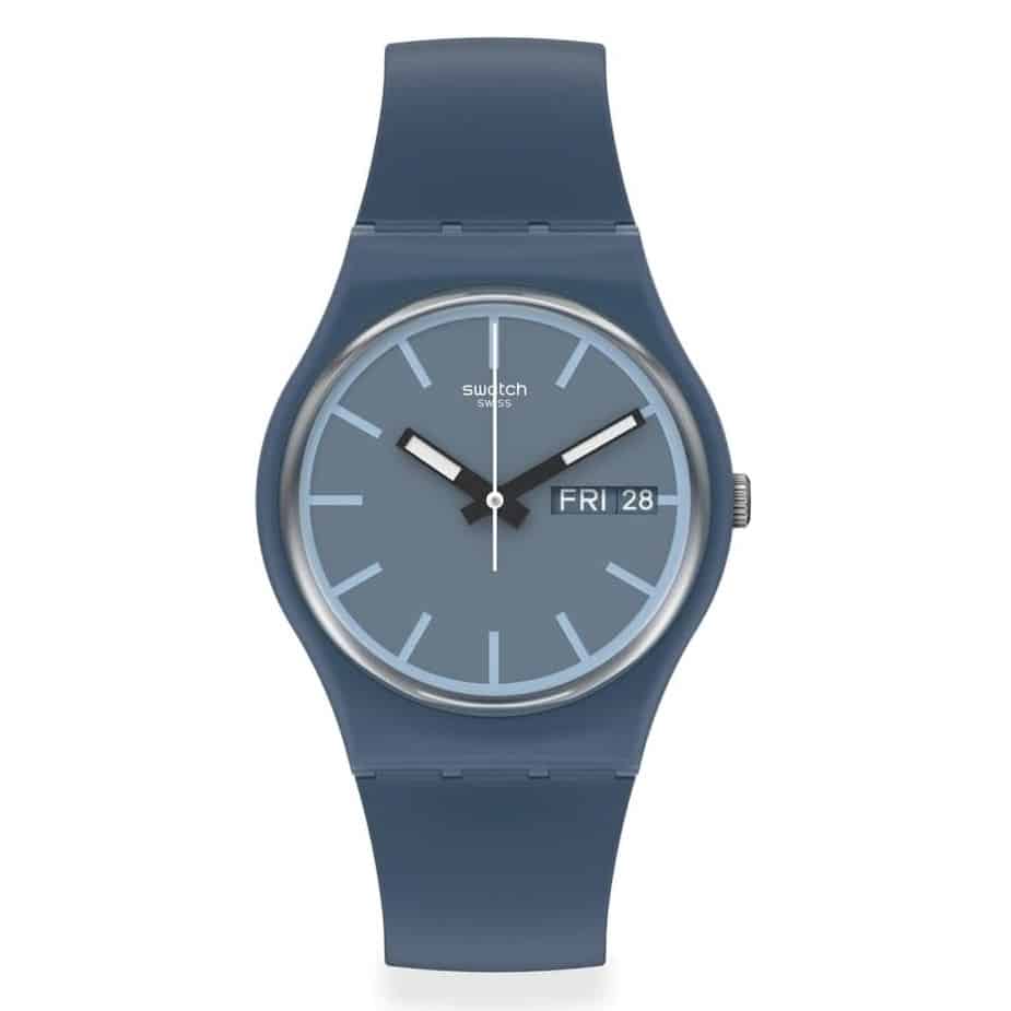 SO28N701 Reloj Swatch Knock Nap Unisex Resina Azul