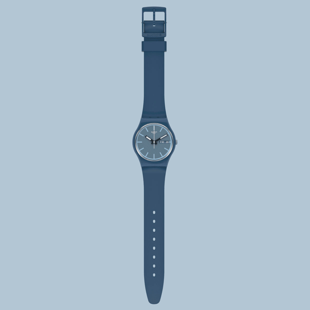 SO28N701 Reloj Swatch Knock Nap Unisex Resina Azul