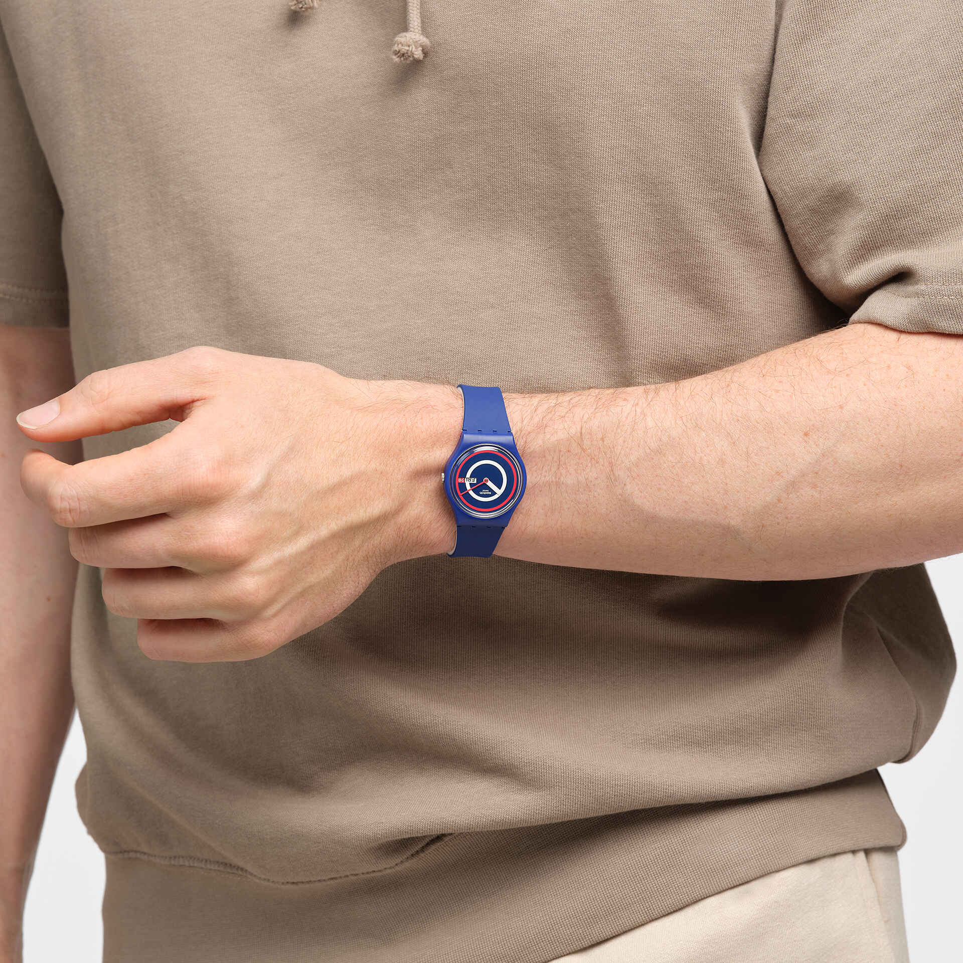 SO28N703 Reloj Swatch Blue to Basic Unisex correa de resina - Resina Azul