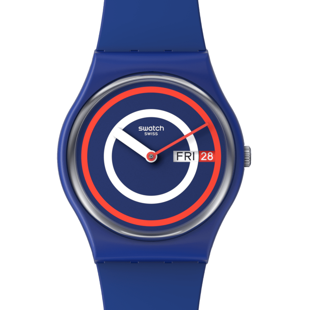 SO28N703 Reloj Swatch Blue to Basic Unisex correa de resina - Resina Azul