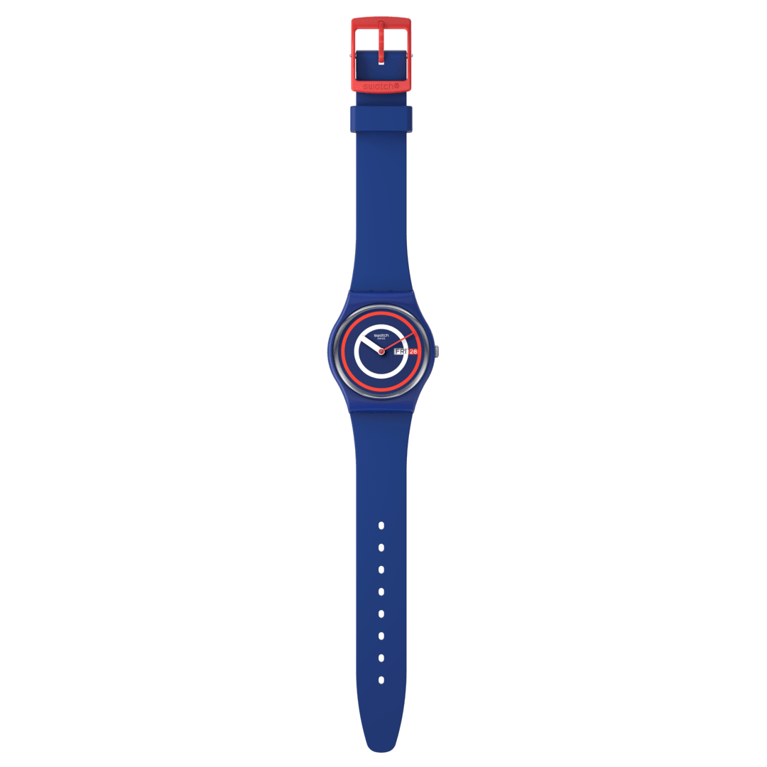 SO28N703 Reloj Swatch Blue to Basic Unisex correa de resina - Resina Azul