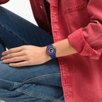 SO28N703 Reloj Swatch Blue to Basic Unisex correa de resina - Resina Azul