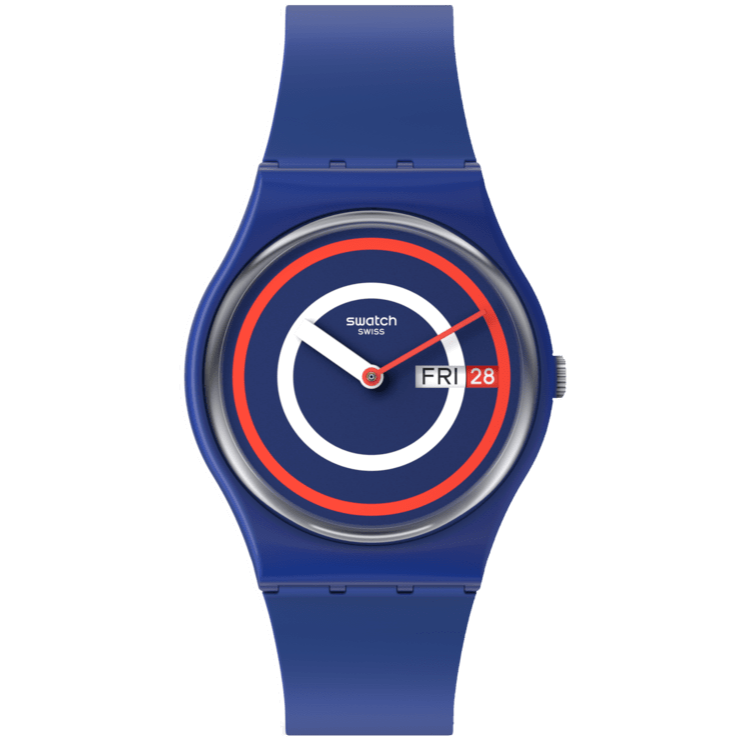SO28N703 Reloj Swatch Blue to Basic Unisex correa de resina - Resina Azul