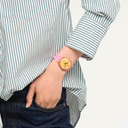 SO28O401 Reloj Swatch Coral Dreams unisex pulsera de caucho - Resina Rosa