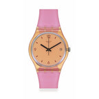 SO28O401 Reloj Swatch Coral Dreams unisex pulsera de caucho - Resina Rosa