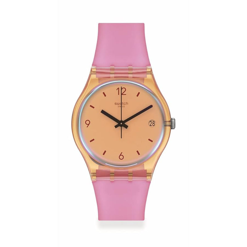 SO28O401 Reloj Swatch Coral Dreams unisex pulsera de caucho rosa