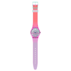 SO28P105 Reloj Swatch Electrifying Summer unisex banda de silicona