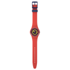 SO28R702 Reloj Swatch Concentric Red unisex banda de caucho