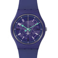 SO28V102 Reloj Swatch Photonic Purple unisex correa de silicona