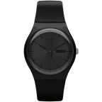 SO29B706 Reloj Swatch Black Rebel de hombre pulsera de caucho