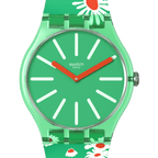 SO29G104 Reloj Swatch Meadow Flowers unisex banda de resina 41 mm