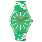 SO29G104 Reloj Swatch Meadow Flowers unisex banda de resina 41 mm
