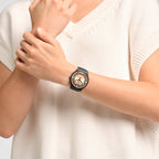SO32B116 Reloj Swatch Clear Sign Unisex pulsera de silicona - Resina Negro