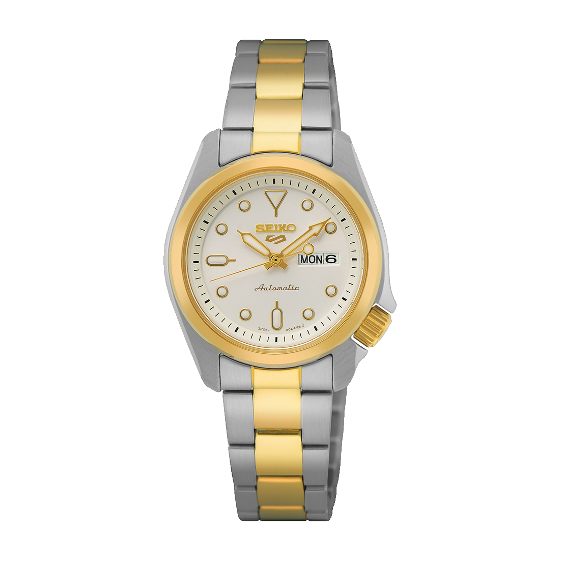 SRE004K1 Reloj Seiko 5 Sports Unisex Pulsera Bicolor