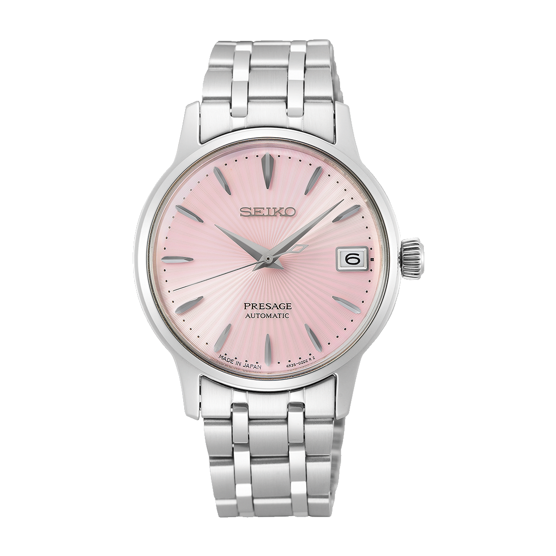 SRP839J1 Reloj Seiko Presage de mujer correa de metal - Acero Inoxidable Plateado
