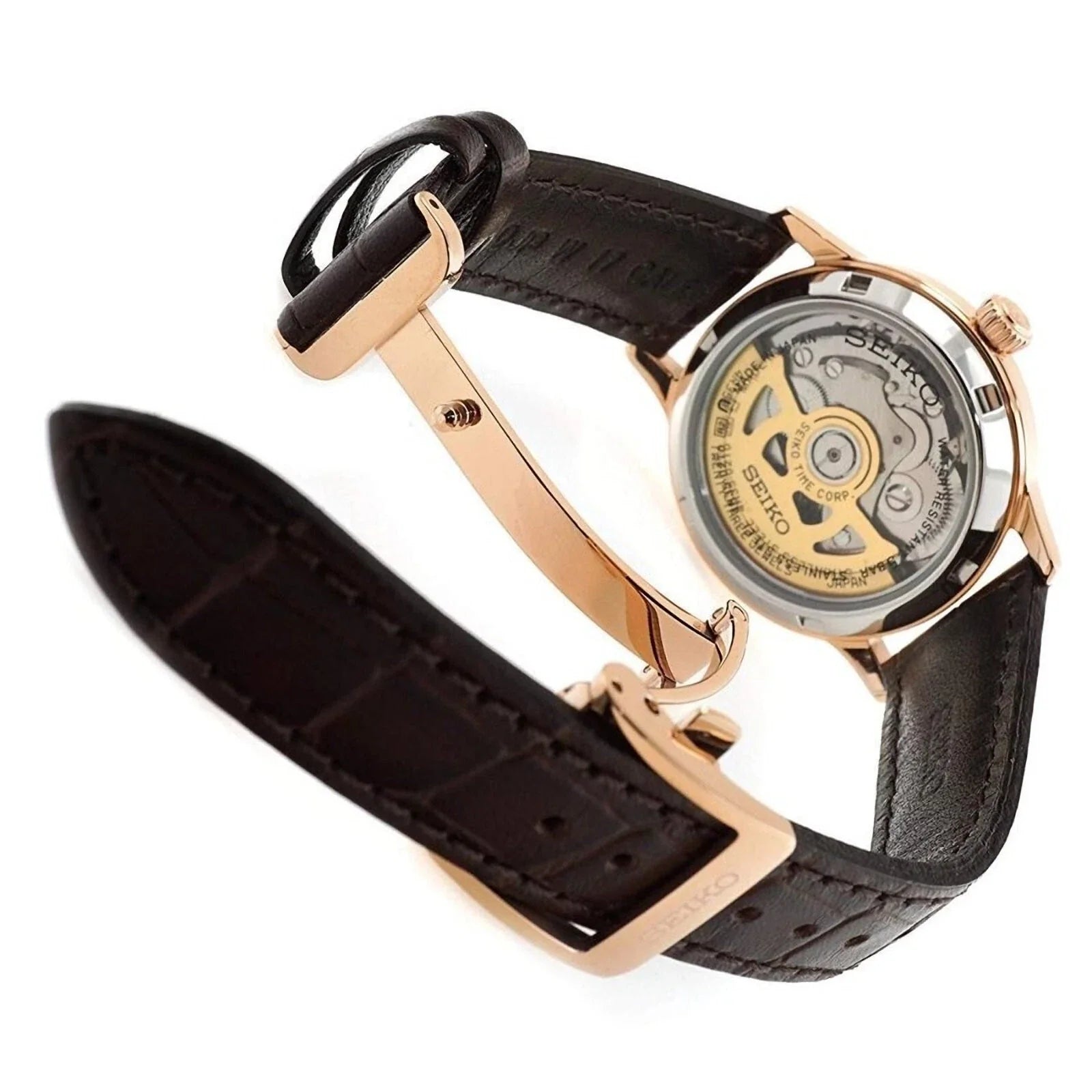SRP852J1 Reloj Seiko Presage de dama pulsera de cuero