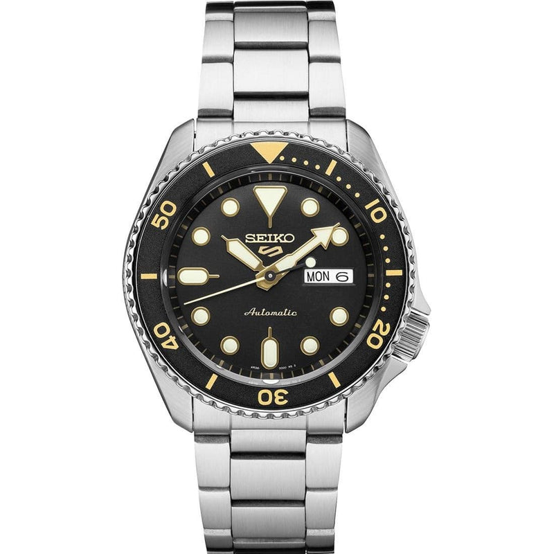 SRPD57K1 Seiko 5 Sport Automático Correa de Acero Inoxidable plateado