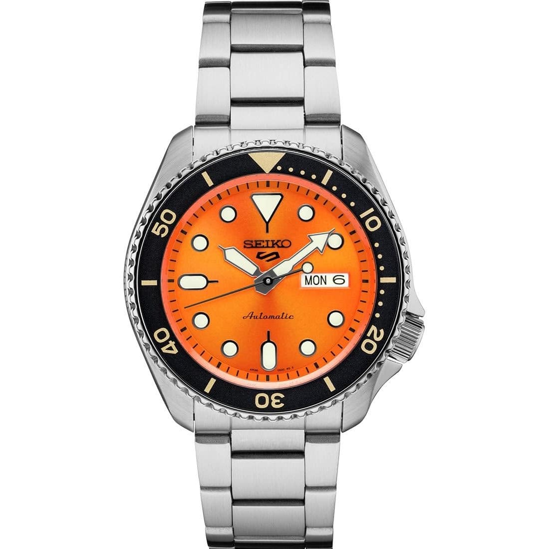 SRPD59K1 Reloj Seiko 5 Sports Hombre Acero Naranja Negro