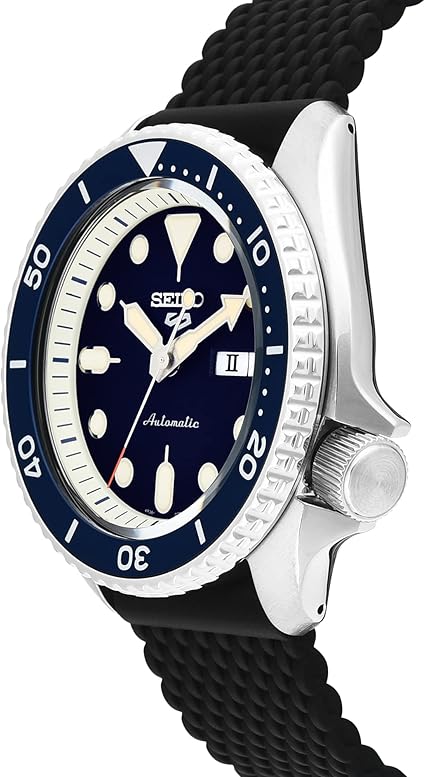 SRPD71K2 Reloj Seiko 5 Sports de caballero pulsera de silicona 43 mm