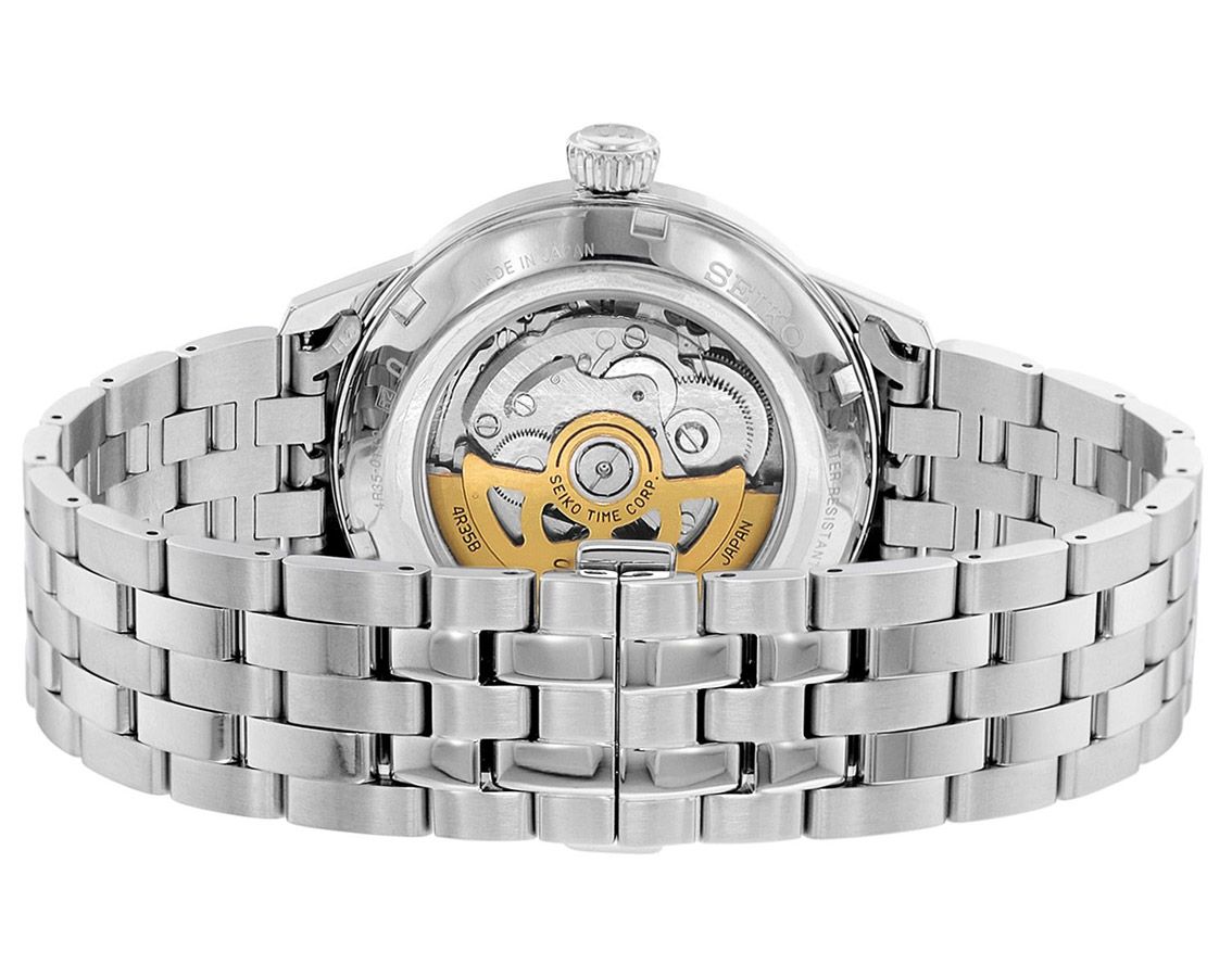 SRPE19J1 Reloj Seiko Presage de hombre pulsera de metal - Acero Inoxidable Plateado