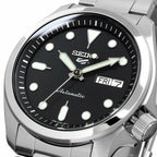 SRPE55K1-5 Reloj Seiko Serie 5 Hombre Acero Inoxidable Negro