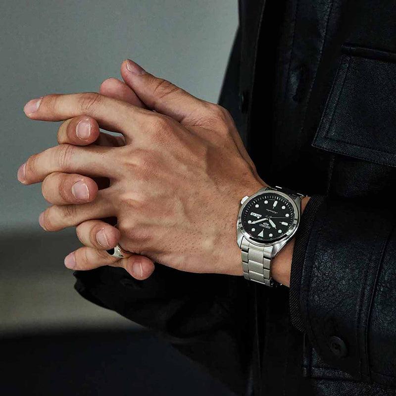 SRPE55K1-5 Reloj Seiko Serie 5 Hombre Acero Inoxidable Negro
