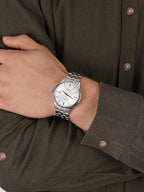 SRPG23J1 Reloj Seiko Presage de hombre pulsera de metal - Acero Inoxidable Plateado