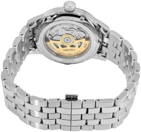 SRPG23J1 Reloj Seiko Presage de hombre pulsera de metal - Acero Inoxidable Plateado