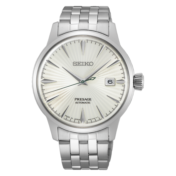 SRPG23J1 Reloj Seiko Presage de hombre pulsera de metal - Acero Inoxidable Plateado