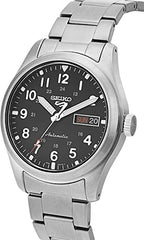 5-SRPG27K1 Reloj Seiko 5 Sports 5 Hombre Acero Inoxidable Esfera Negra - Vista lateral