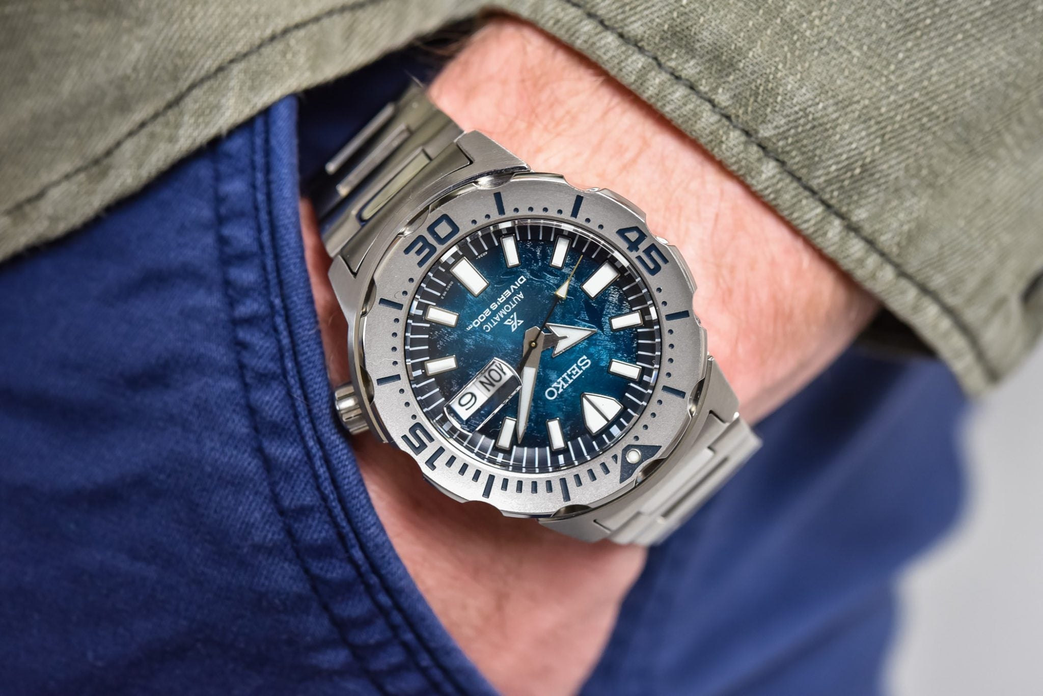 SRPH75K1 Reloj Seiko Prospex de hombre correa de metal - Acero Inoxidable Plateado