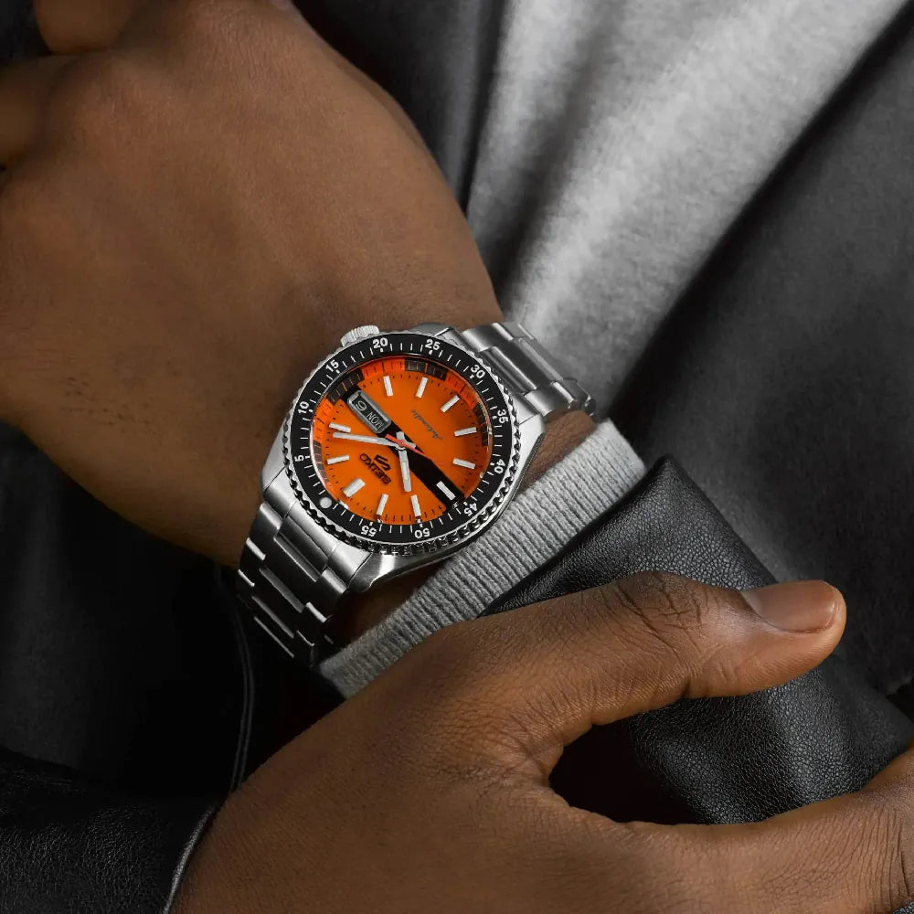 SRPK11K1 Reloj Seiko 5 Sports Hombre Acero Naranja