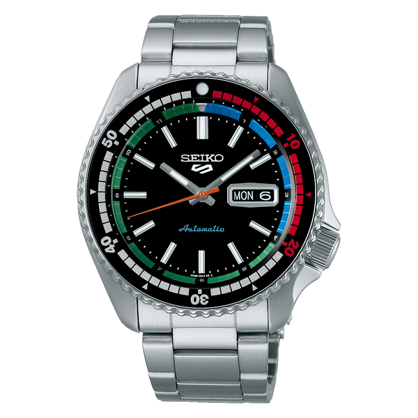 SRPK13K1 Reloj Seiko 5 Sport Hombre Acero Bisel Tricolor