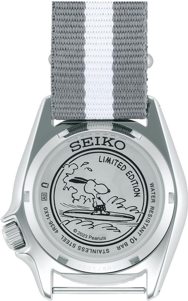 Reloj Seiko 5 Sports Peanuts Snoopy SRPK25K1 Hombre