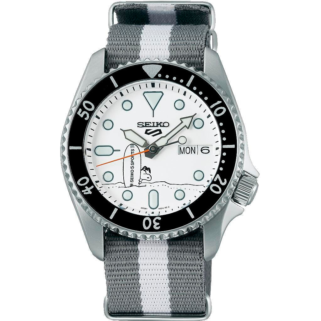 Reloj Seiko 5 Sports Peanuts Snoopy SRPK25K1 Hombre