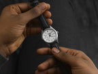 SRPK27K1 Reloj Seiko 5 Snoopy Parachute de hombre correa de cuero - Cuero Negro