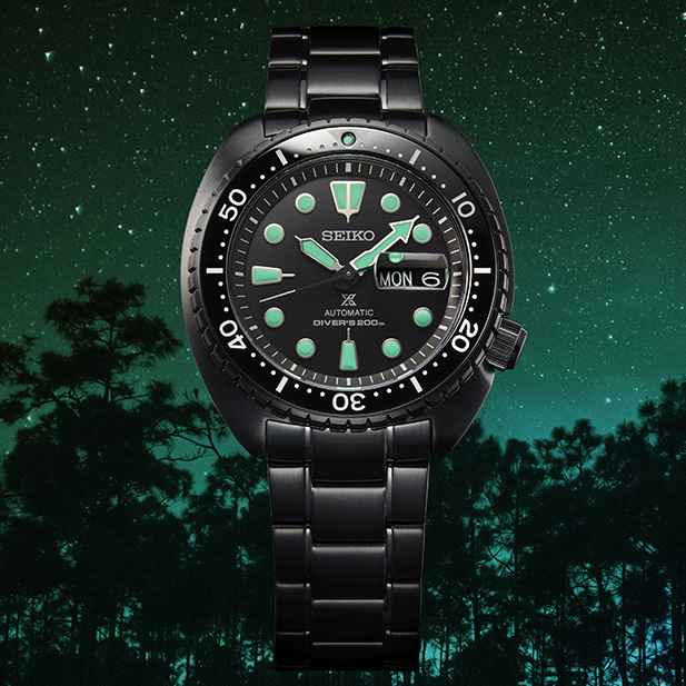 SRPK43K1 Reloj Seiko Prospex Black Series de hombre correa de metal - Acero Inoxidable Negro