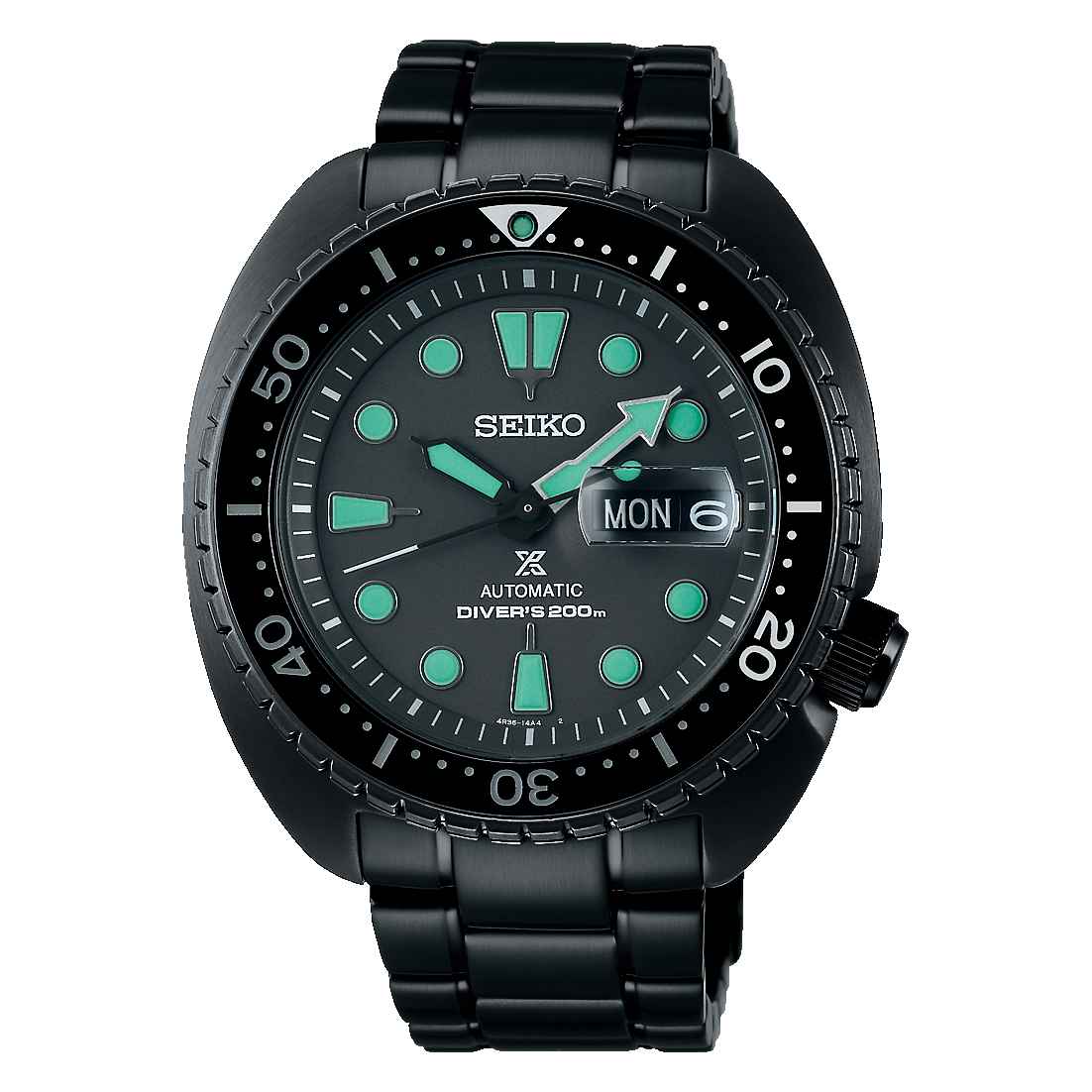 SRPK43K1 Reloj Seiko Prospex Black Series de hombre correa de metal - Acero Inoxidable Negro
